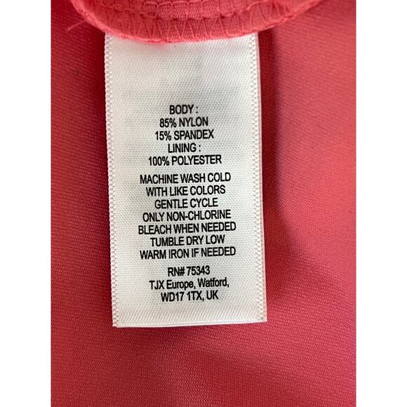 Cynthia Rowley Pink Sleeveless Back Zipper Bodycon Vneck Stretch Mini Dress M - Picture 9 of 10